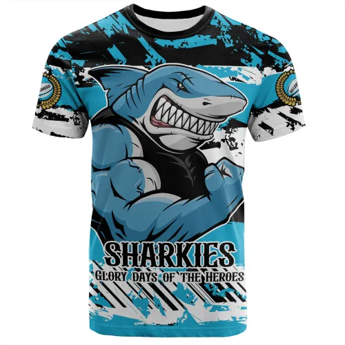 Summer Cronulla Sutherland Sharks T Shirt Manufacture Customized Naidoc Torres Strait With Aboriginal Inspired Culture Shirt