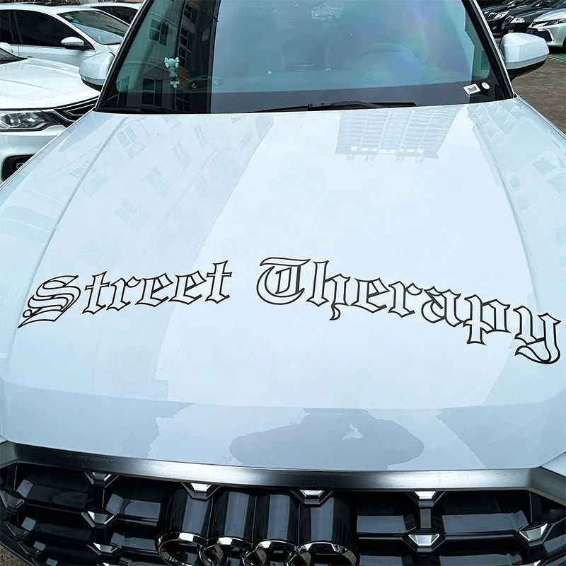 Оптовая продажа надпись с логотипом на заказ автомобильное заднее стекло лобовое автомобиля наклейка УФ-переводом