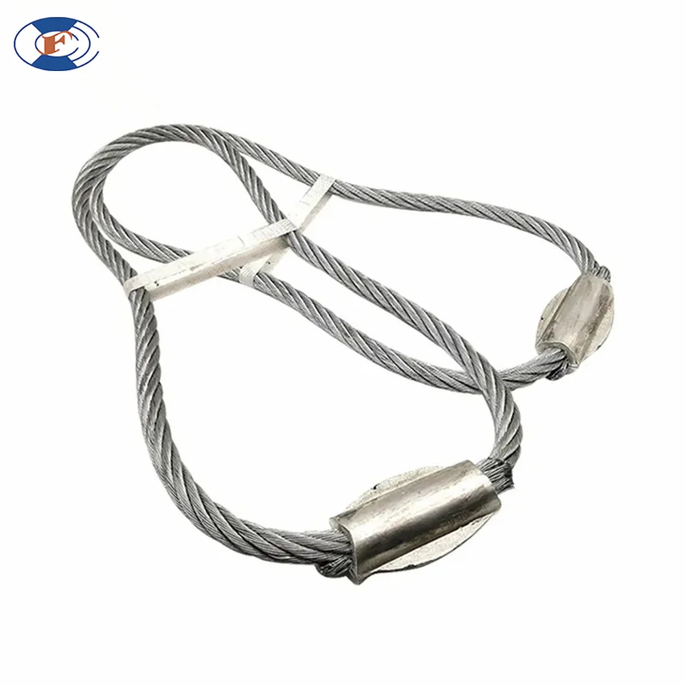 HF steel wire rope Wire Rope Lifting Cast-in Cable Wire Rope Cable Loop