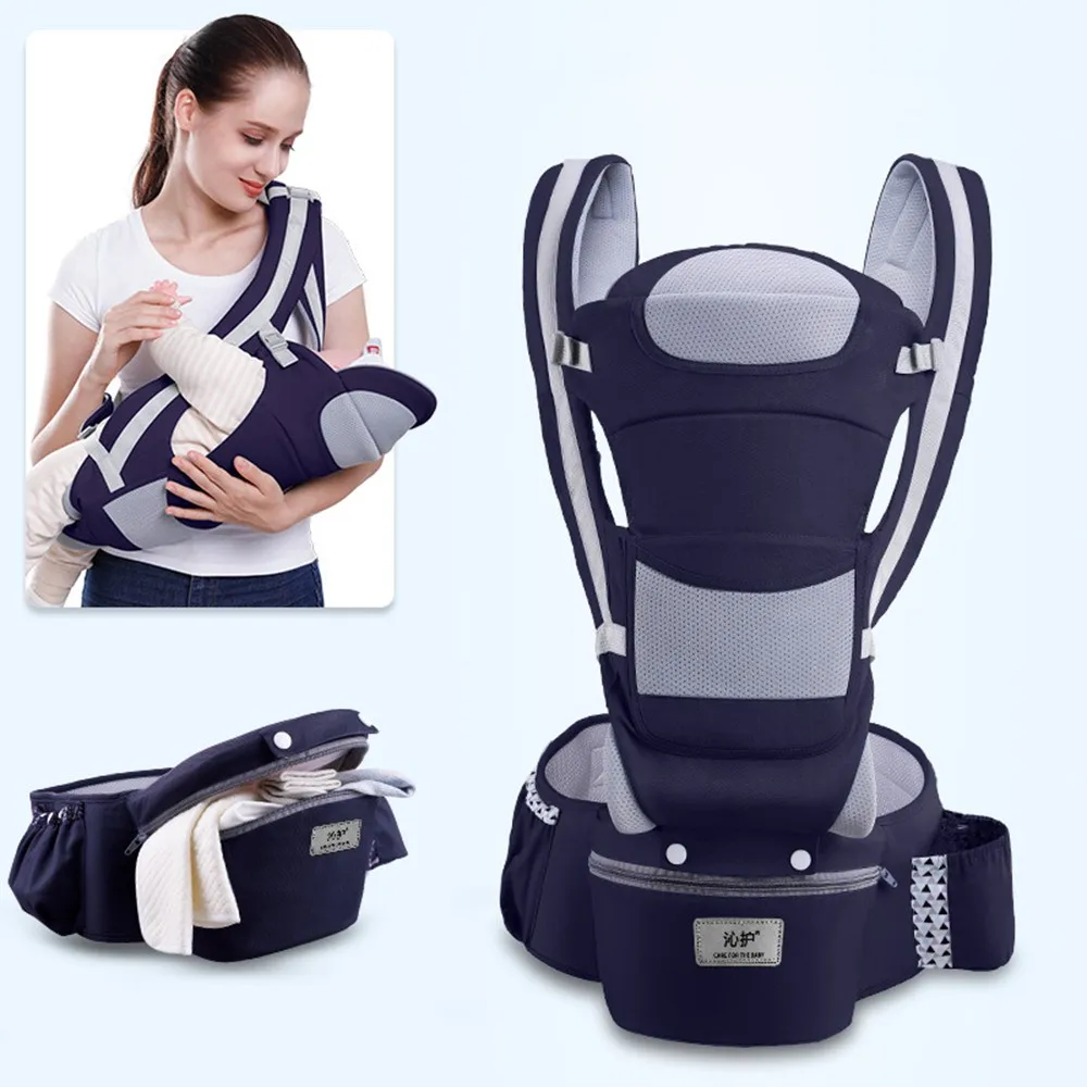 Comfortable Baby Carrier Sling Wrap Baby Carry Belt Baby Wrap Sling Carrier with Hip Seat