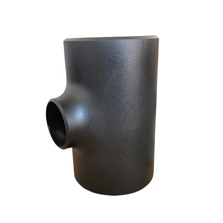 ASTM 8 inch butt welded carbon steel straight tee sch40