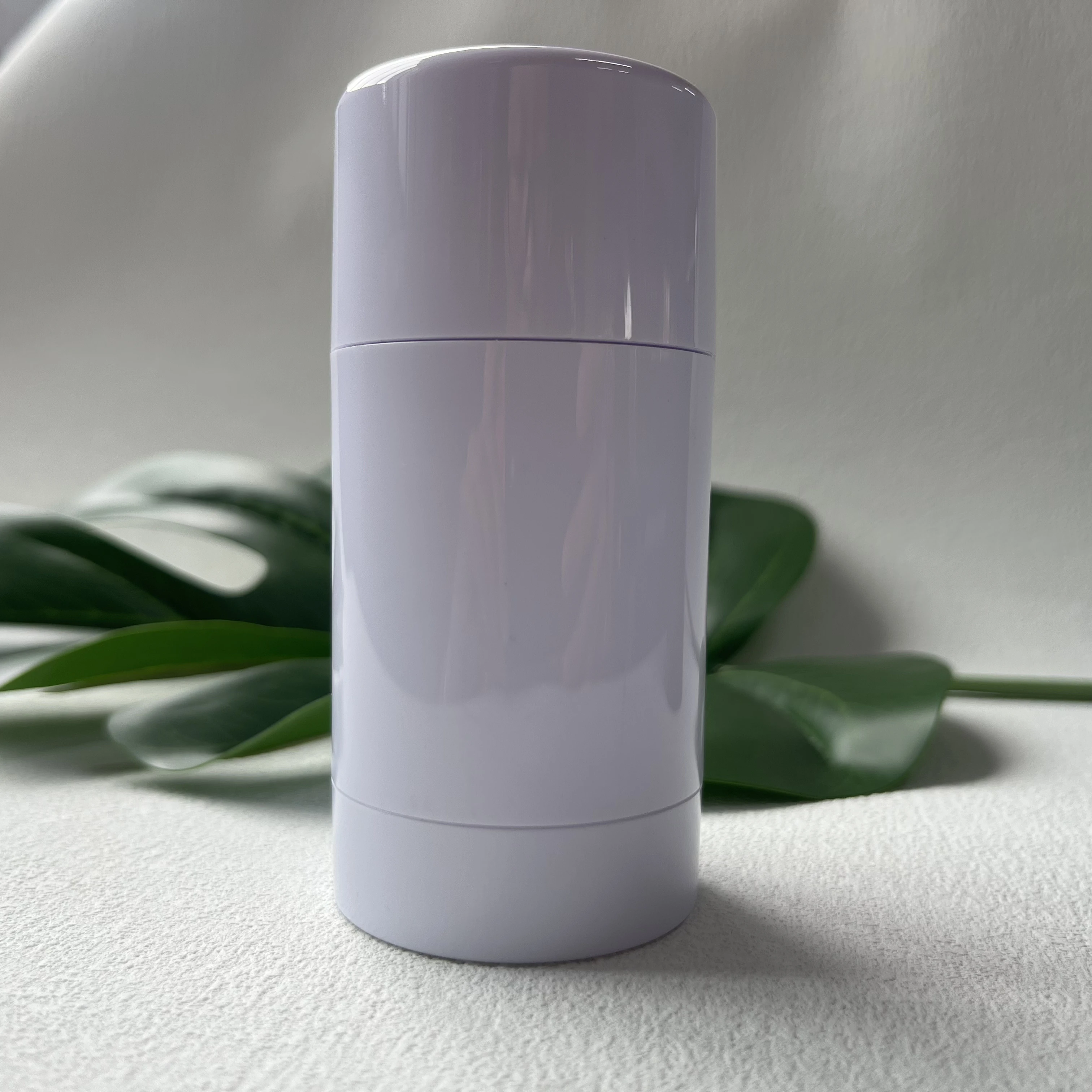 Перерабатываемый Фабричный готовый запас PP 75 г белый дезодорант палочка контейнер/Косметическая палочка Упаковка