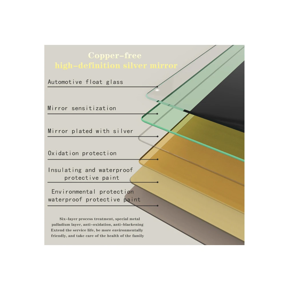 New Intelligent Mirror Vanity Wall Mounted led mirror medicine cabinet bathroom