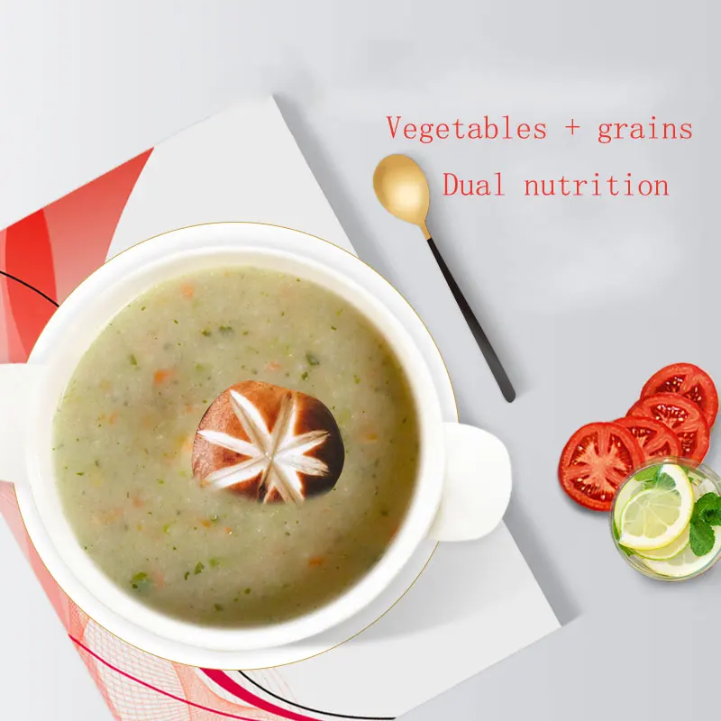 
Good breakfast choice low-calorie Australian vegetable breakfast porridge 