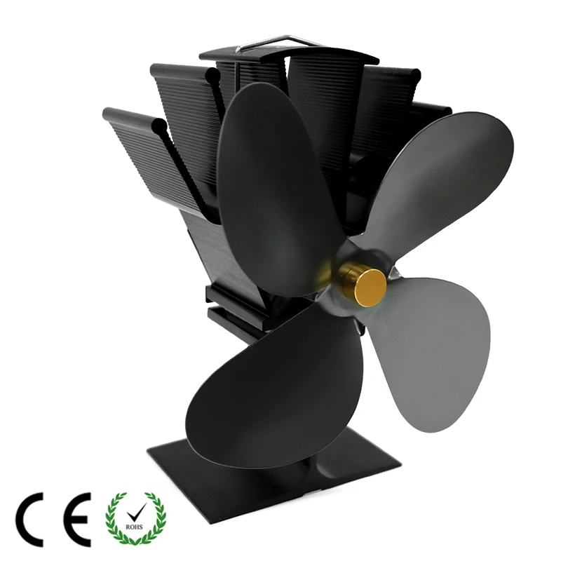 Горячая Распродажа на Amazon, типичный экологически чистый тепловой вентилятор для дровяной плиты