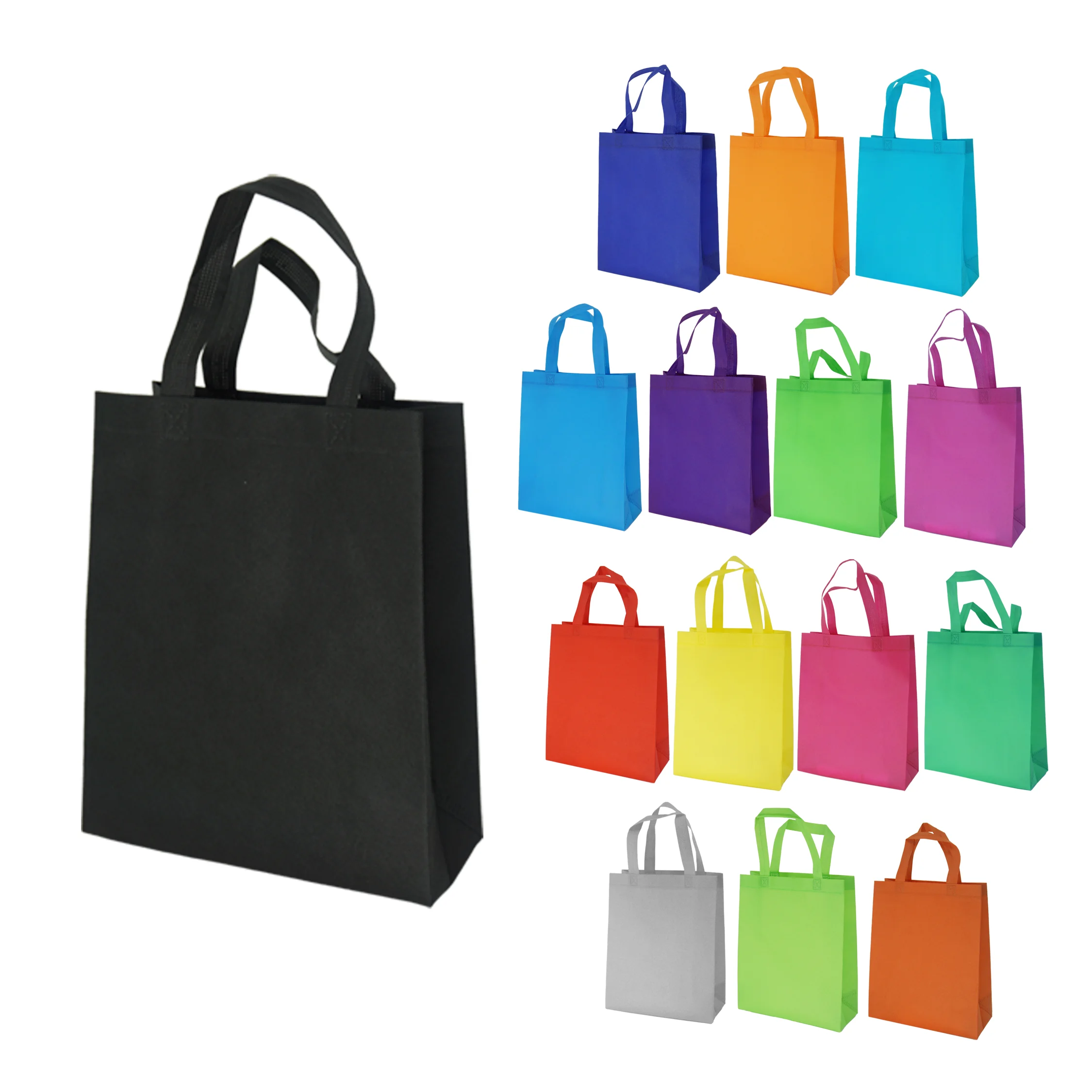 Reusable fabric nonwoven grocery shopping bags gift bags non woven shopping tote bags