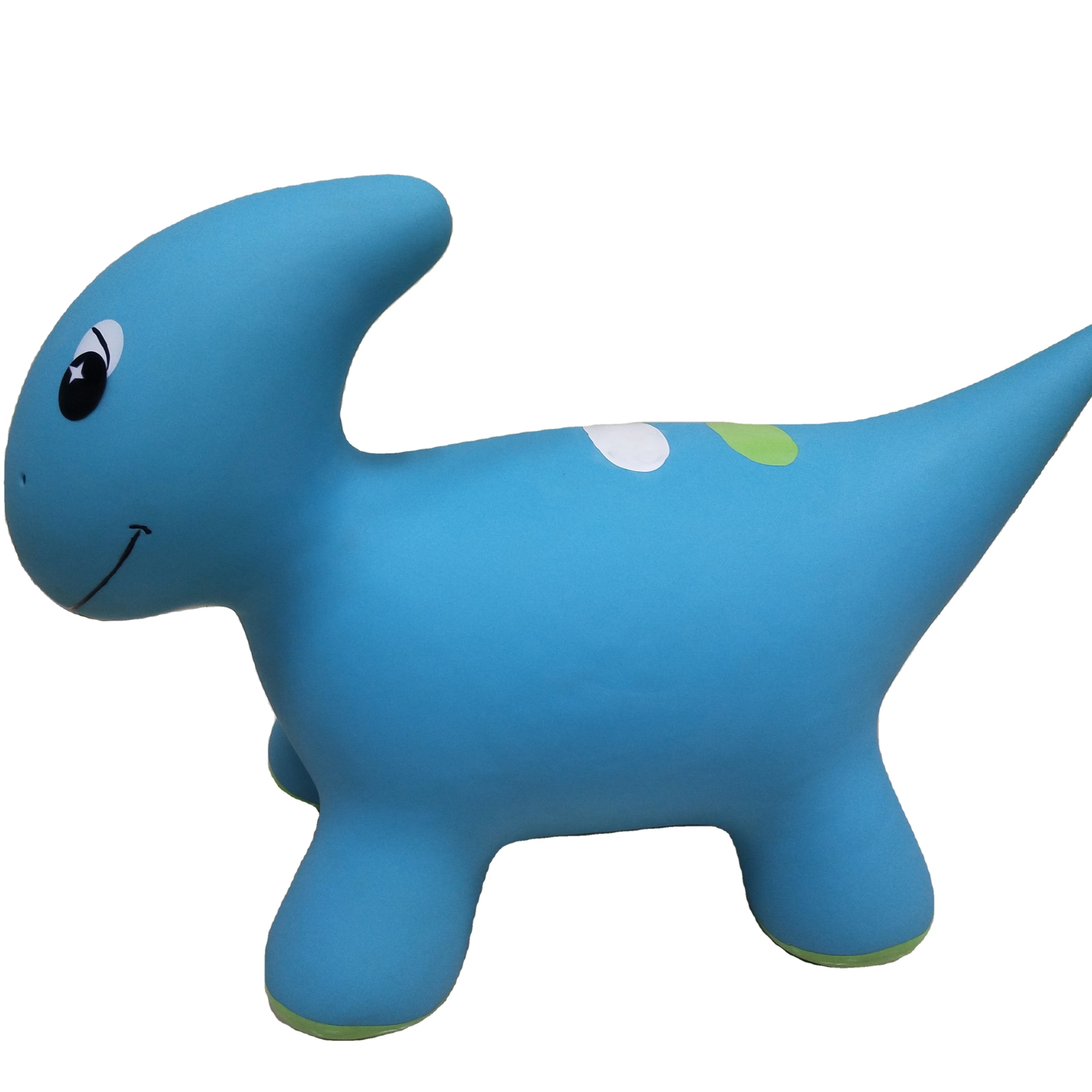 
New design strong PVC bouncing hopper jumping dinosaur kids animal toy 