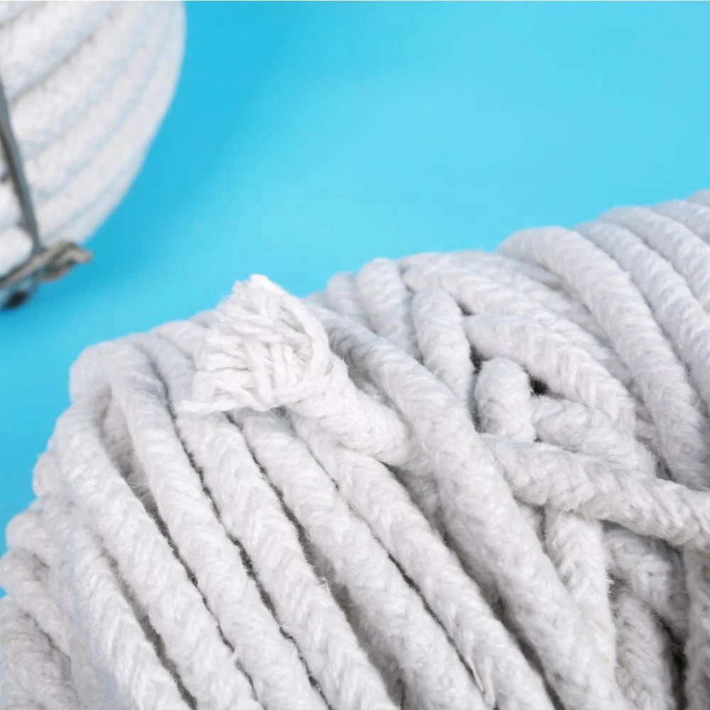 Конкурентоспособная цена керамическая волокнистая веревка изоляция оптом огнеупорная волоконная шерстяная для теплоизоляционного оборудования горячая распродажа