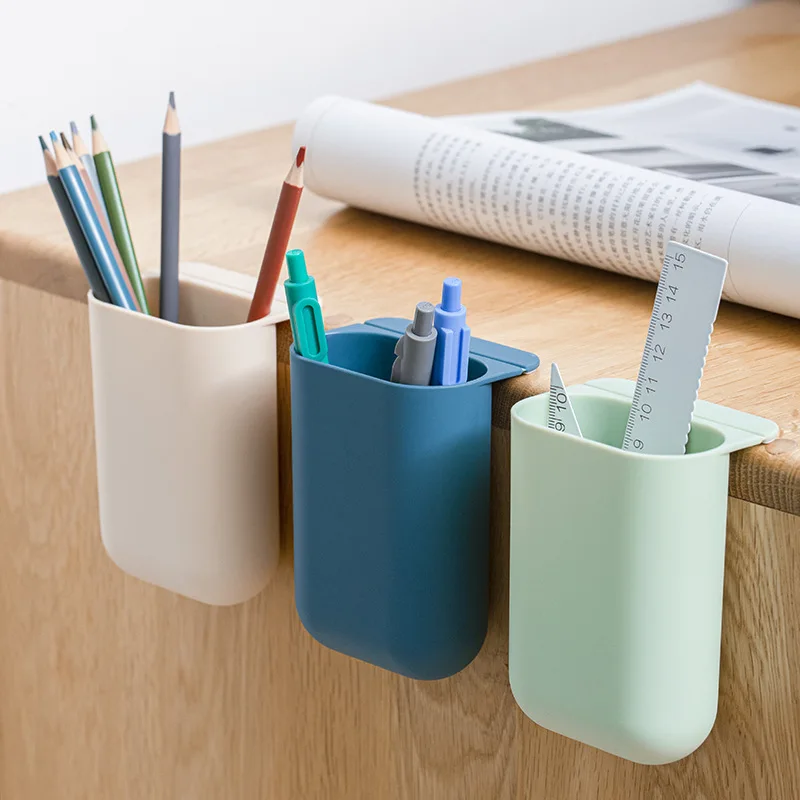 Hanging Storage Pen Holder Office Desk Hanging Pen Case Stationery Storage Box