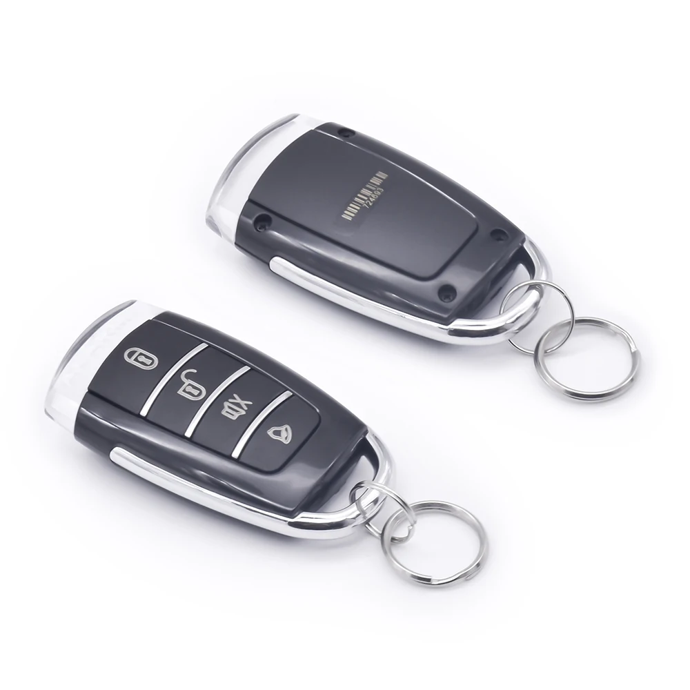 Famous in Africa One Way Car Alarm with Remote Engine Starter and One-button Push START/STOP Car Alarm System