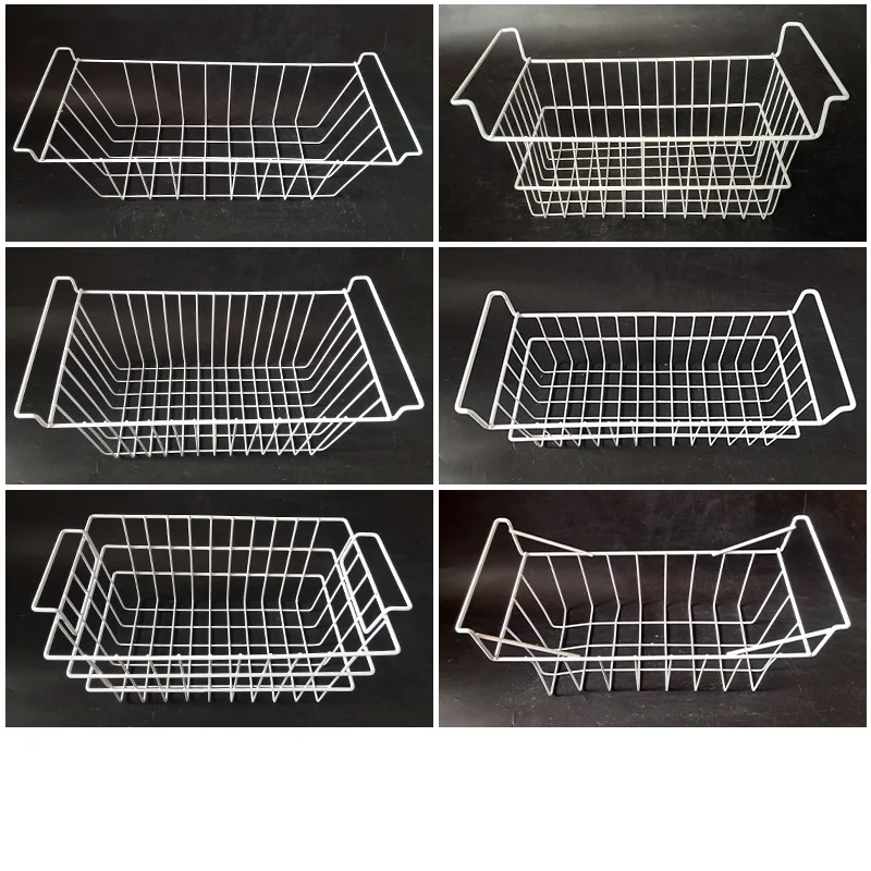 Refrigeration Equipment Icebox Metal Storage Basket Freezer Wire Mesh Basket
