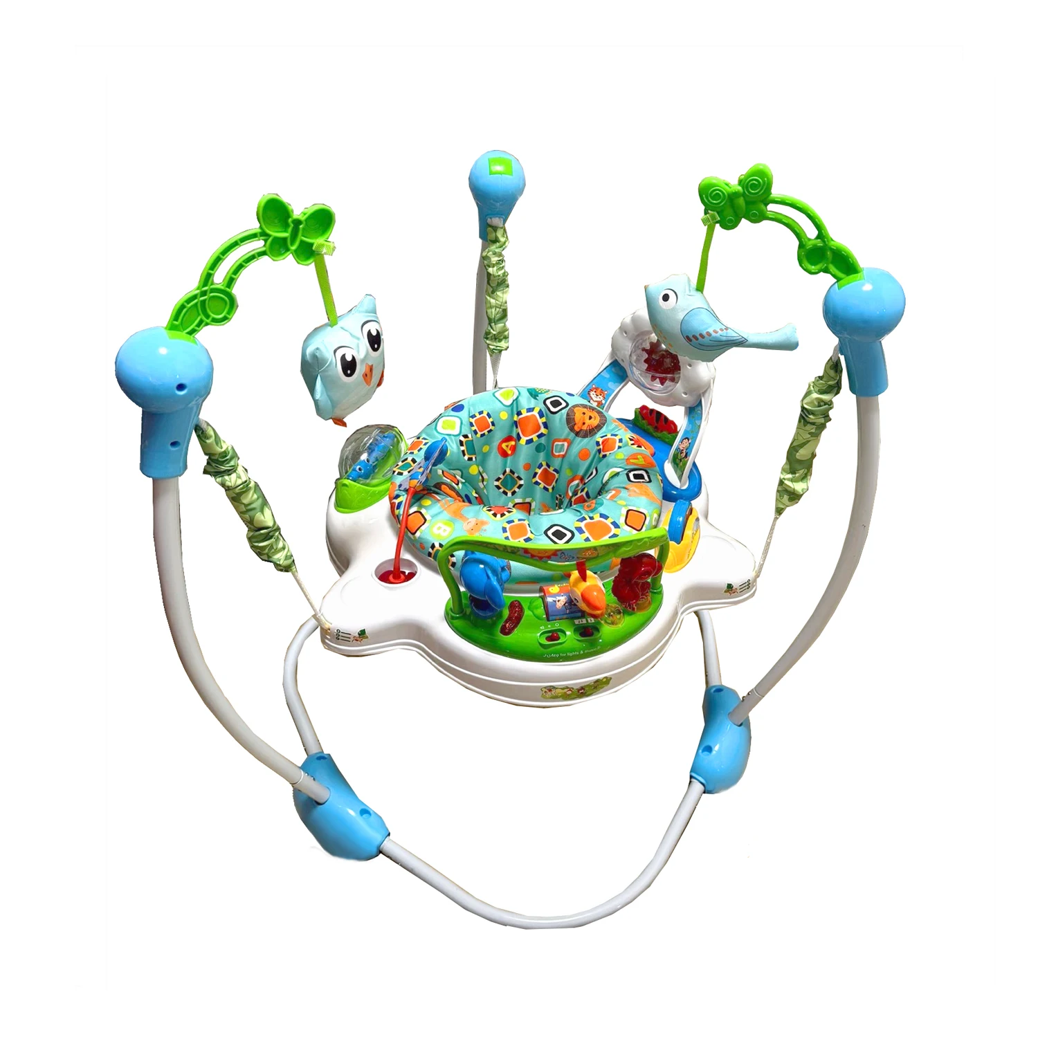 CE baby jumping chair baby walker with pendant Infant Bouncer Seat Baby Jumpers Music Foldable Children Toys