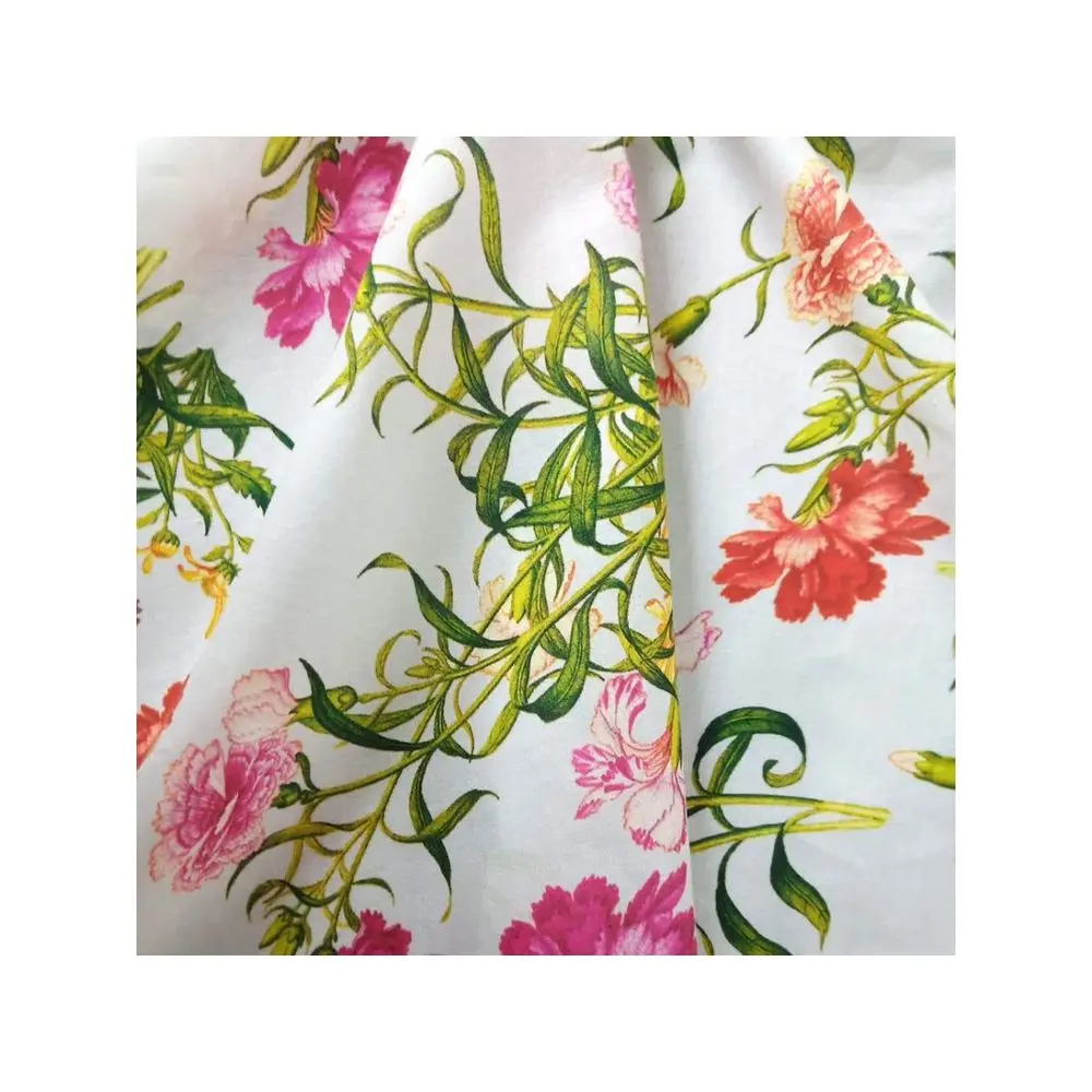 Most Fashionable High Quality Cotton Fabric High Resolution Digital Printing Fabric for Garments T Shirt