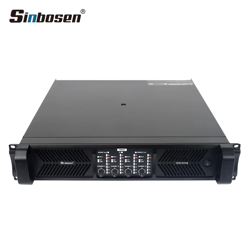 DS-20Q professional subwoofer 8 ohms 4 channel 4000 watts audio power amplifiers sound system