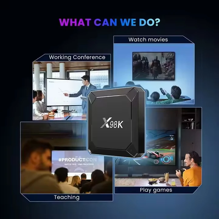 Best TV Media Player Global TV RK3528 8k Android 13 x98k Smart Android Tv Box No reviews yet