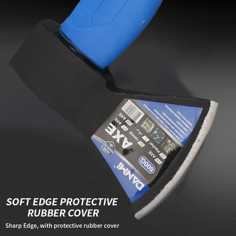 DANMI Hot Sale Professional Hand Tool Outdoor Camping Chopping Axe Anti-Slip Handle Splitting Kindling Wood Felling Axe