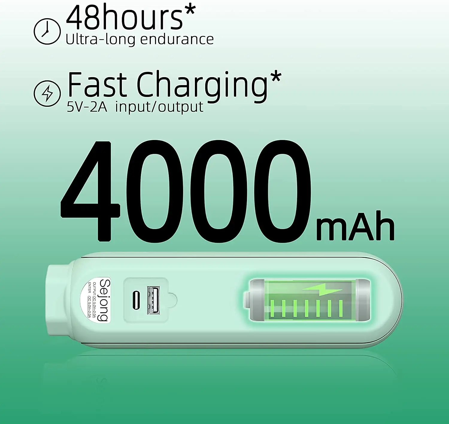 Лидер продаж 2021 Настольный складной USB-вентилятор с внешним аккумулятором портативный персональный USB-перезаряжаемый вентилятор