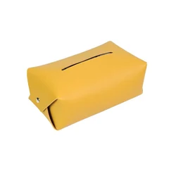 Home Table Tissue Dispenser Travel Baby Paper Container Cover Office Desktop Napkin Box Hotel Car Small Pu Leather Tissue Box