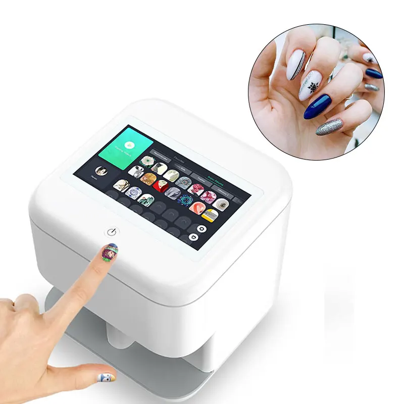 Manufacturer factory price beauty salon nail printer 5 fingers nail art printer nail vending printer with CE certificate