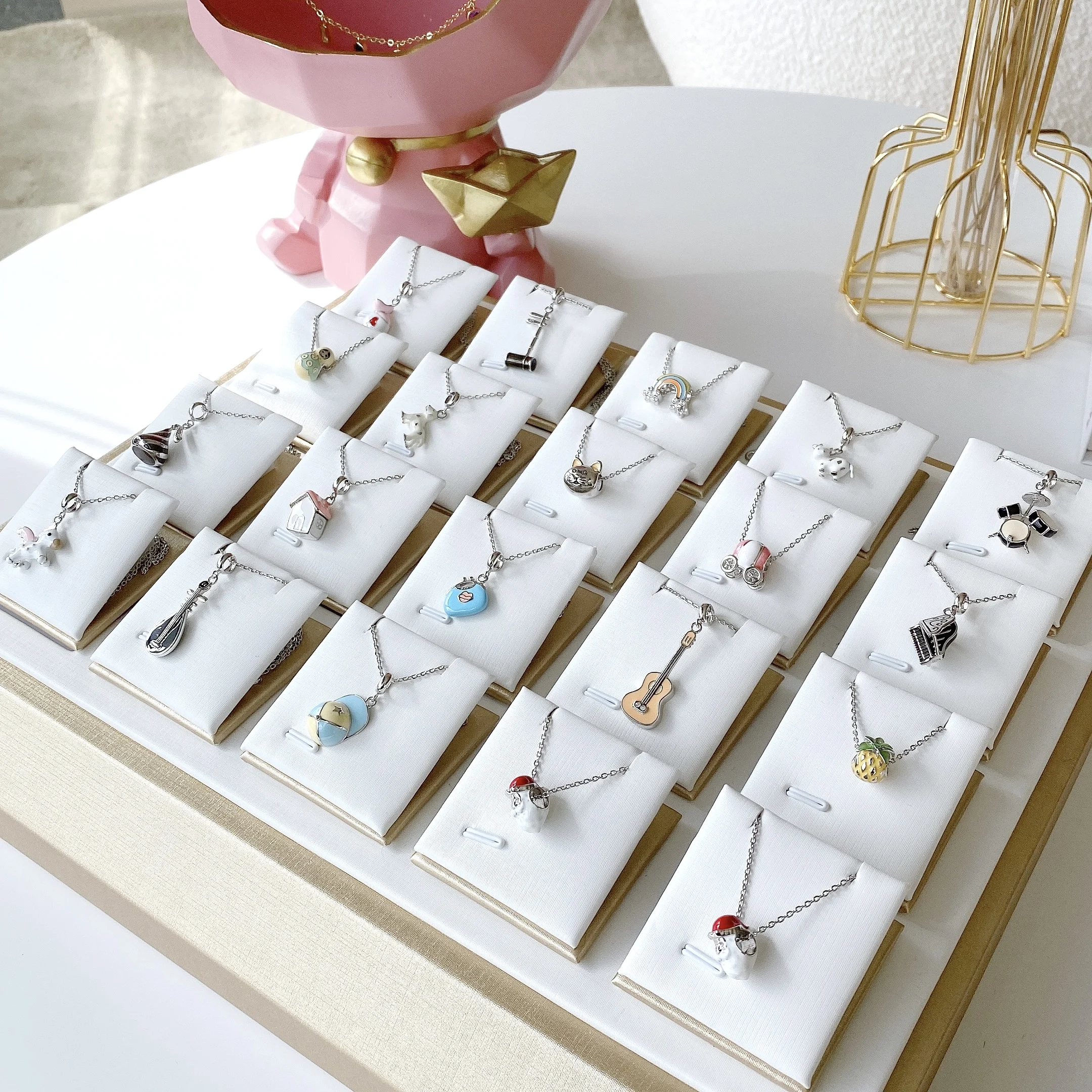 Милый ребенок стерлингового серебра 925 мультфильм кулон ожерелье дети ювелирные изделия серебряные подвески Рождественский подарок