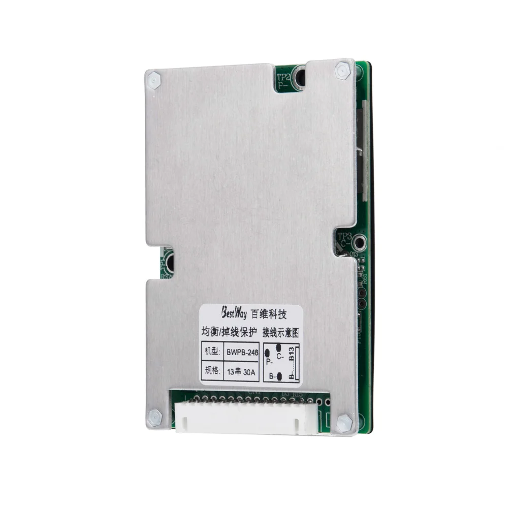 BestWay 13s liion nmc система управления литий-ионной батареей 30 А печатная плата защиты с балансиром для электровелосипеда/велосипеда/инструментов