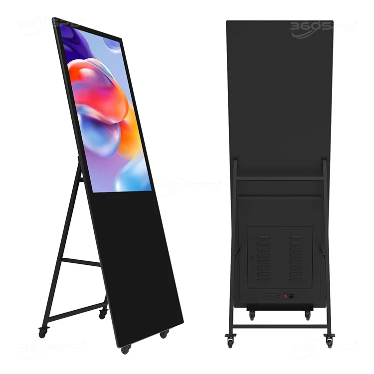 360SPB IPI49A Portable Digital Signage indoor billboard Touchscreen advertising display for indoor