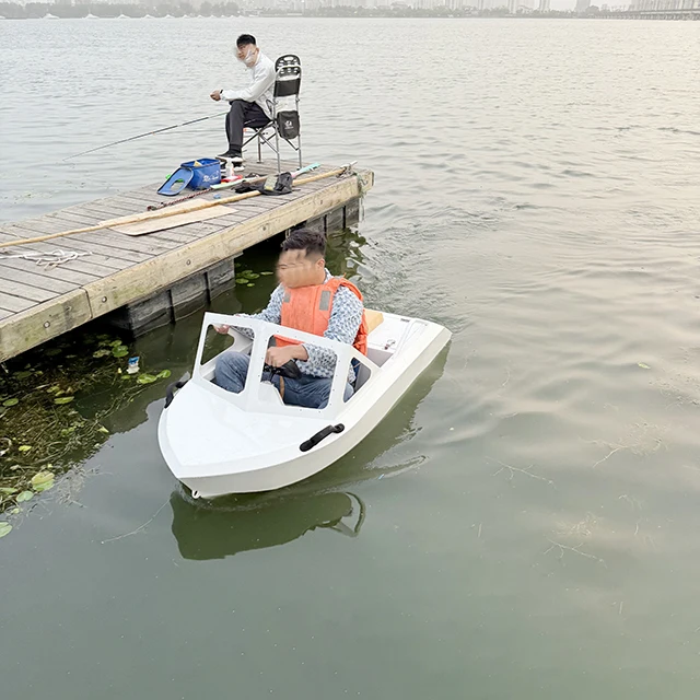 The new aluminum material electric mini Jet water karting boat For Sale