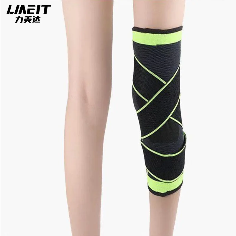 Kneepads Basketball Fitness Outdoor Sport silicone knit knee pads running sports knee