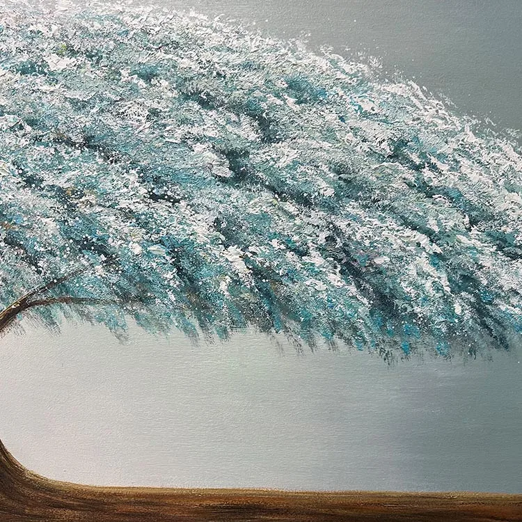 Wholesale 180X70CM 100% Hand Painted Living Room Home Decor Gift Abstract decoration Tree oil painting