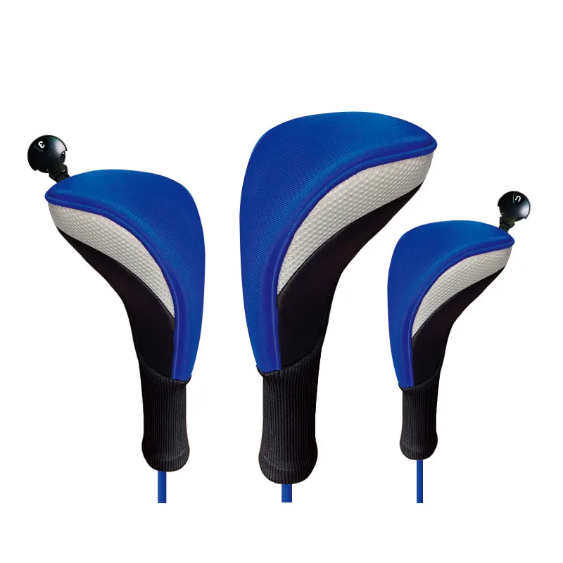 Full Leather Cover Grain Leather Golf Driver Head Covers Plain Splvy Value Design Folding