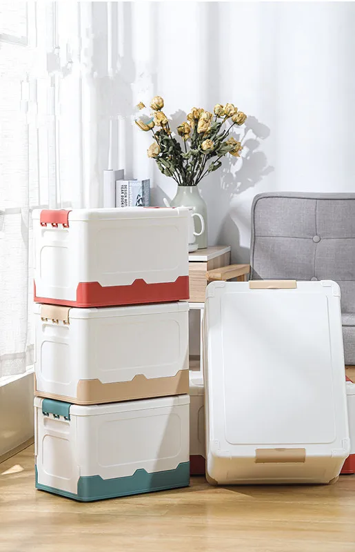 Household Sundries Foldable Plastic Toy Storage Bins and Box for Car Toys and Home Organization