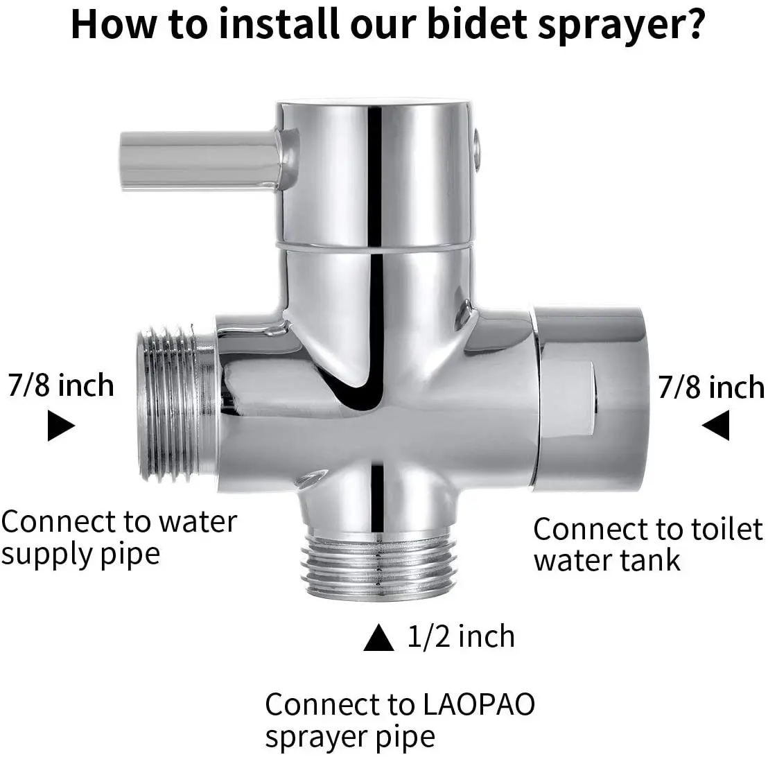 Leelongs Bathroom Pet Cleaning Bidet Hand Sprayer Baby Diasper Sprayer Bidet Sprayer Kit