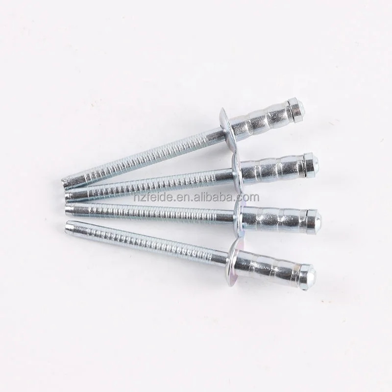 1000/box Diameter 3.2mm 4.8mm 6mm 6.4mm Round And Flat Head Aluminium Steel Open End Blind Rivet