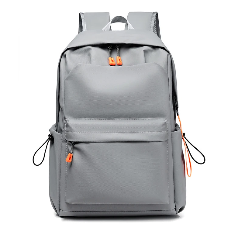 wholesale custom large gray nylon outdoor business back bag anti theft waterproof bagpack travel laptop backpack for men women