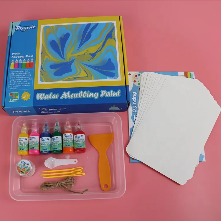  Gift Art Drawing Toys Water Marbling Painting
