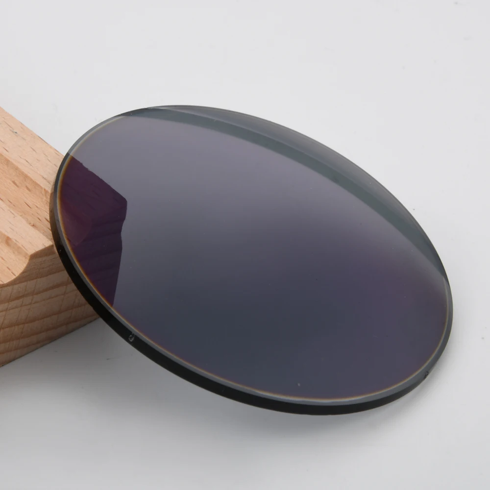 Hmc Lenses 156  Blue Cut photo S.V Wholesale Price Hot Selling  Lens High Quality 1.56 Photochromic  Gray Brown Optical Lens