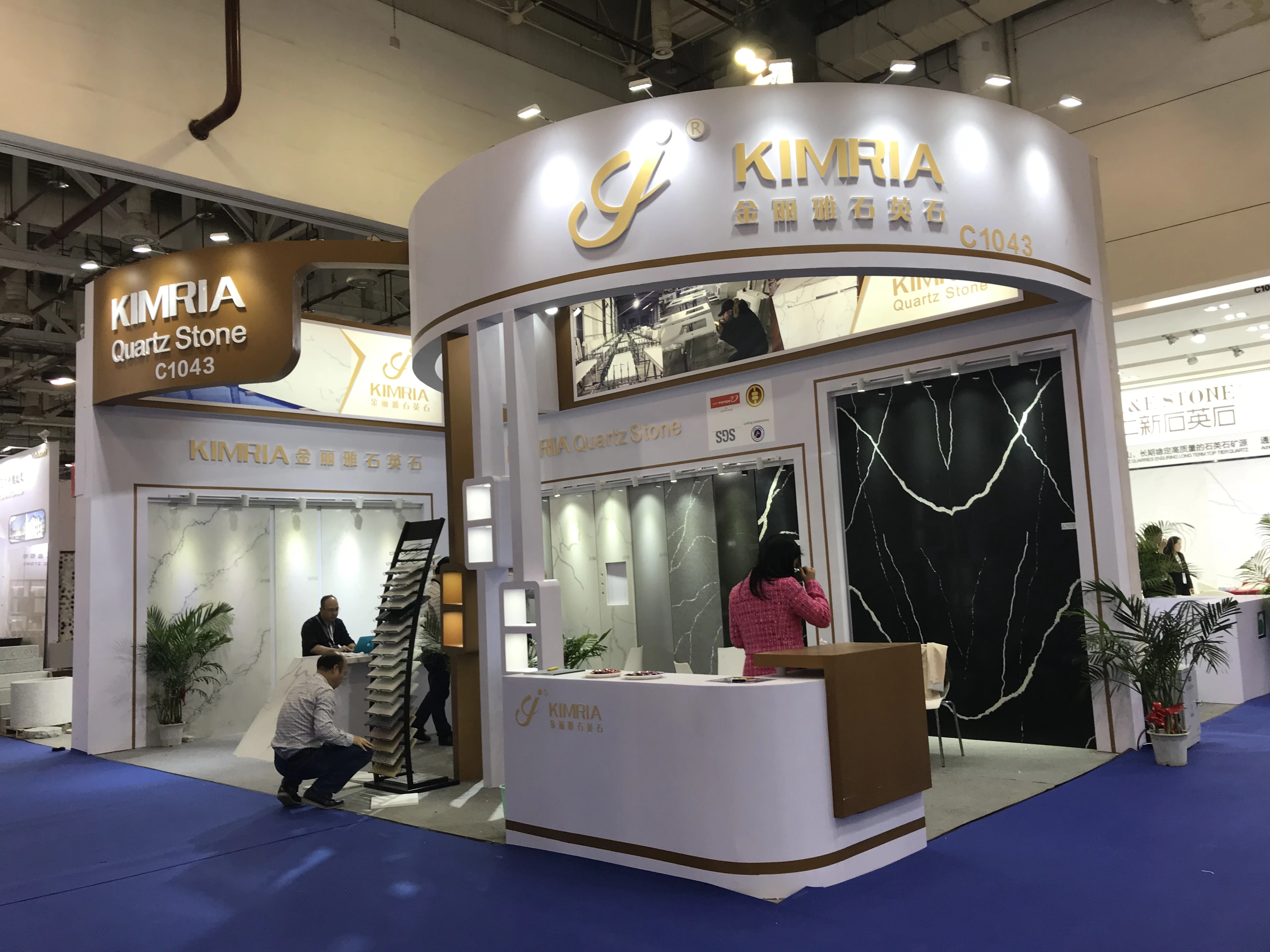 Manufacturer of black marquina quartz stone slabs artificial stone