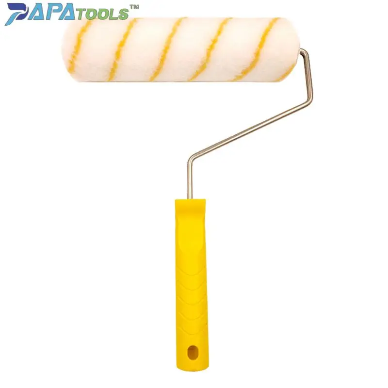 Professional Supplier Soft Grip touch sleeve cage frame microfiber Quality high end high density chrome plated rolo pintura