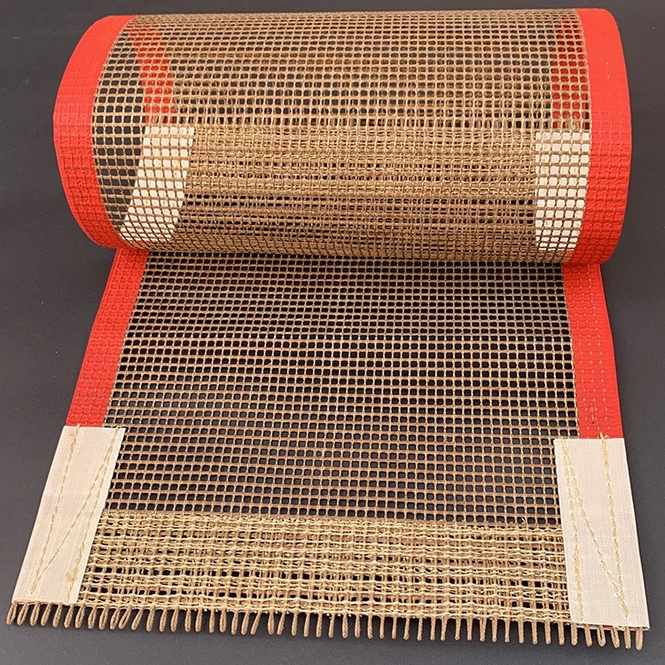 Alkali Free PTFE Coated Fiberglass Mesh Belts For Dehydrating