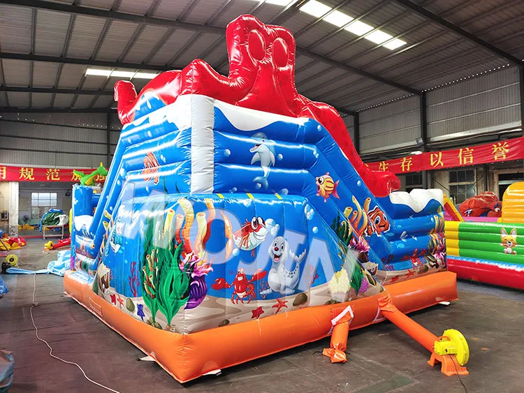 play city soft games inflatable sea world bouncy house bouncy castle inflatable slide park city in sale