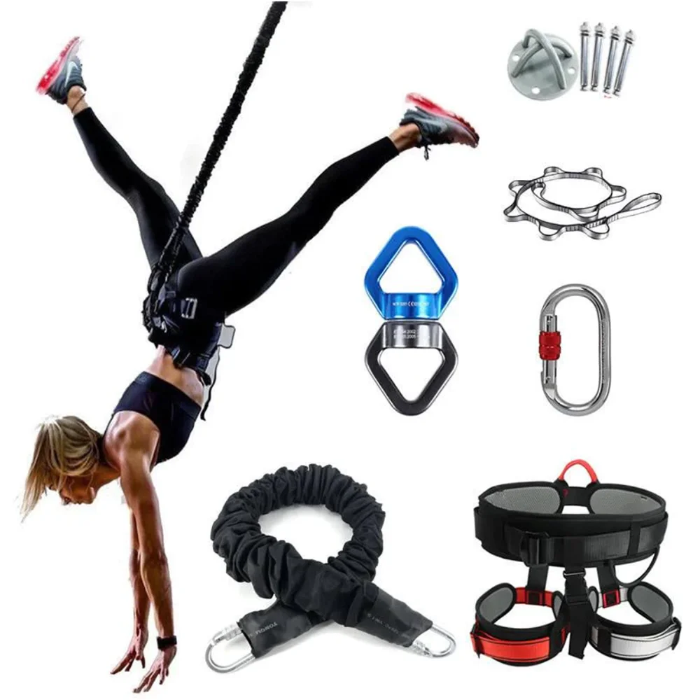 Resistance Bungee Fitness Explosive Force Bounce Physical Training Resistance Rope Improving Speed, Stamina and Strength