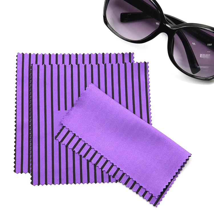 Дешевая рекламная ткань из микрофибры для ювелирных изделий, салфетка для очистки очков и очков