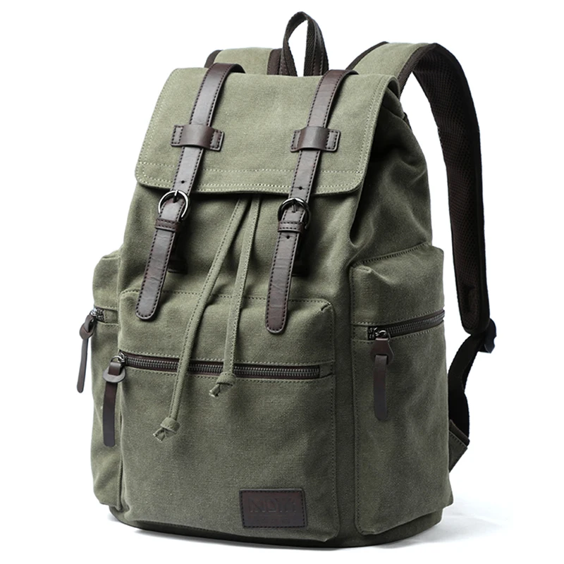 Canvas Man Causal Backpack Wholesale Backpacks China School Back Pack Travel  Laptop Backpack Canvas bag for man