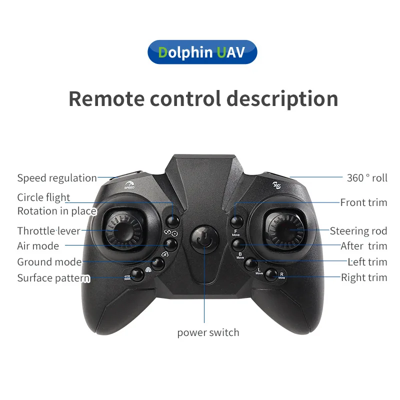 2.4g Mini Drone Marine Land And Air Three-amphibious Drone Four-axis Toy Aircraft Remote Control Mini Drone Toys For Kids