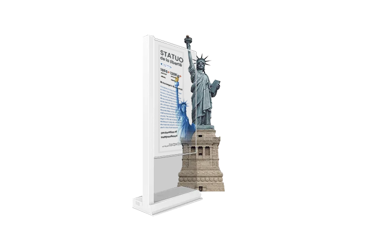 LG 55-Inch Transparent OLED Art Retail Stores Shopping Malls Exhibitions Halls Self-Service Businesses Indoor Digital Poster