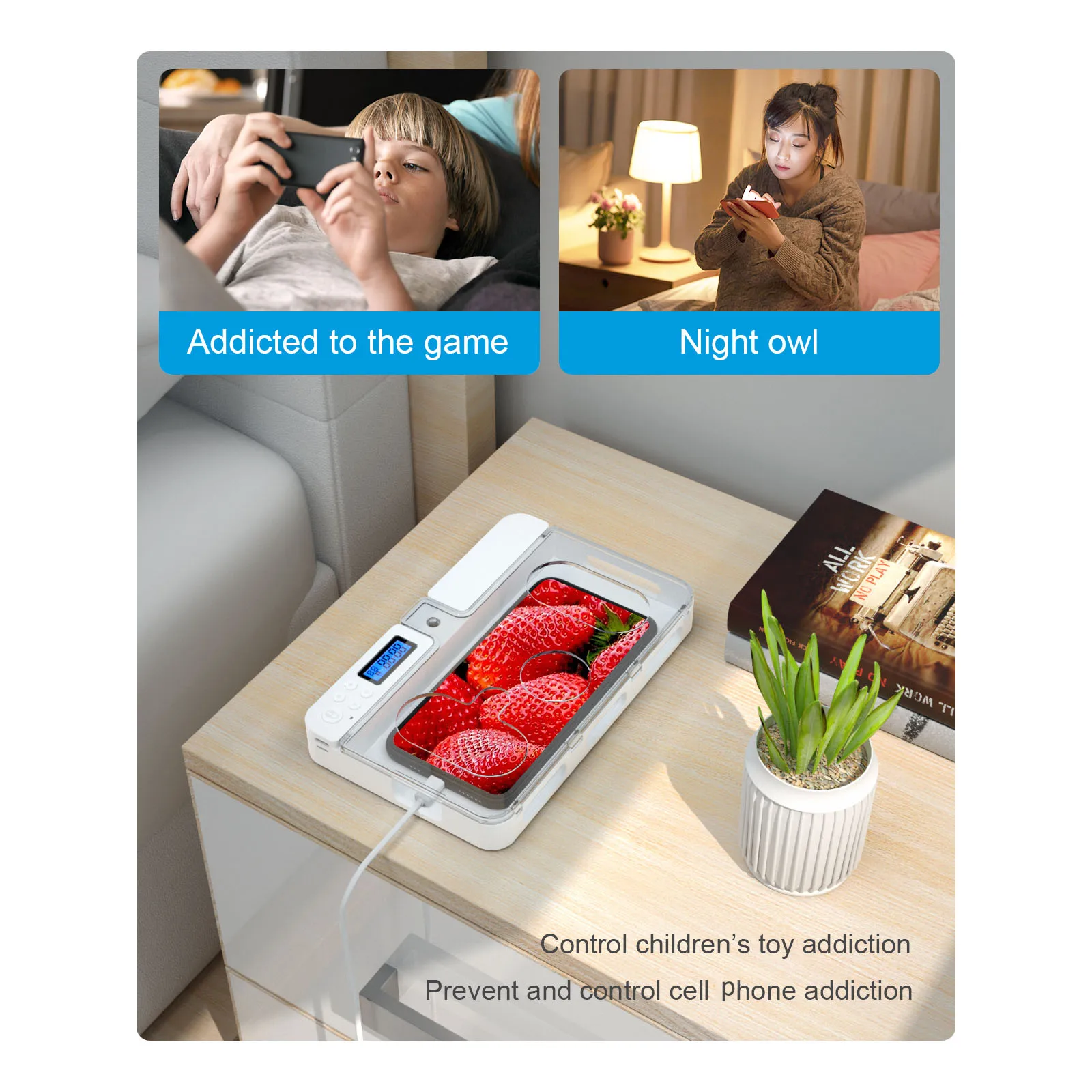  Self control Cell phone lock with