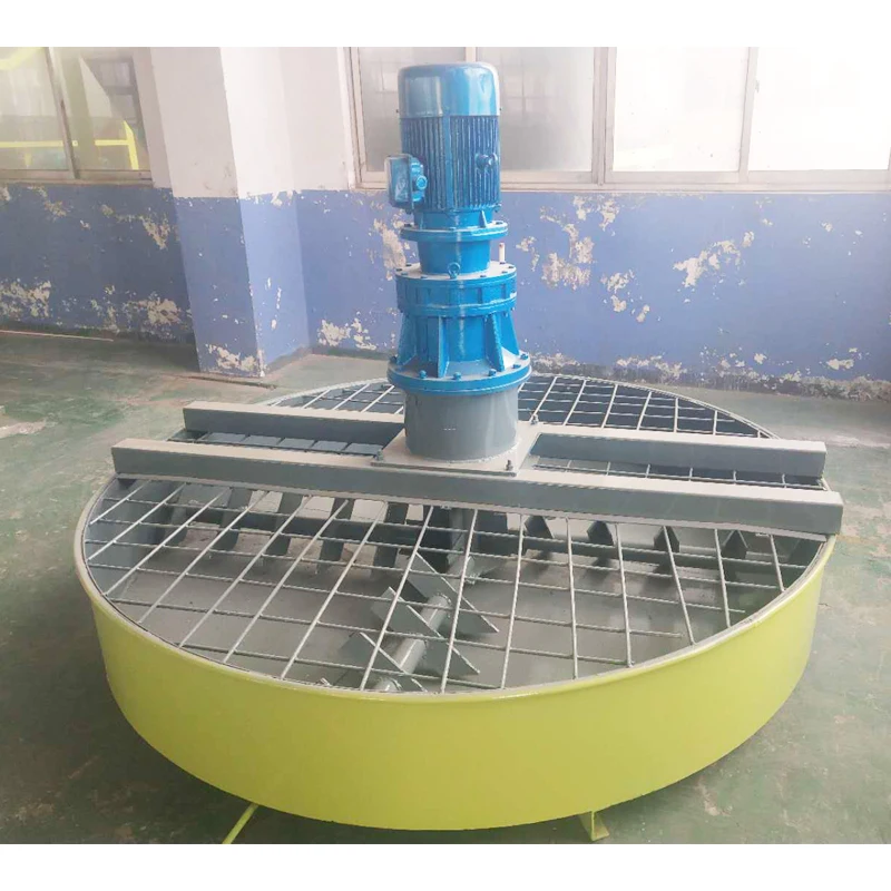 Quality Assurance Fertilizer Raw Materials Blender Automatic Disc Rotary Mixer