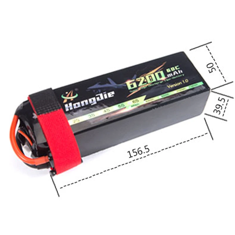 Factory 14.8V 1048148 6200mAh 4S 60C rechargeable polymer lithium-ion batteries vehicle battery lto cell