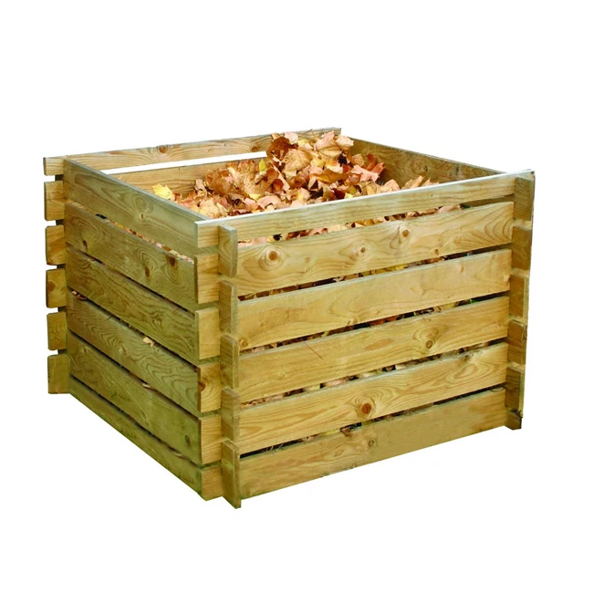 Best Selling Product Outdoor Wooden Compost Bin Garden Recycling Waste Compost