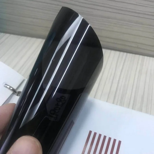 VLT05%,15%,35%,50%70% HD 2Ply automotive Carbon nano spolarizado solar control window film